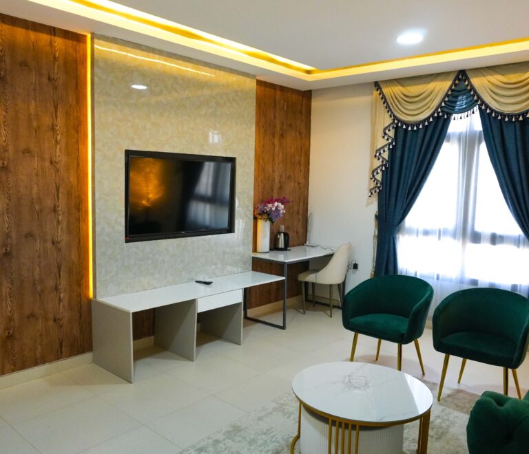 Suite Room at Gulf Star Hotel in Hargeisa with private sitting area and modern amenities