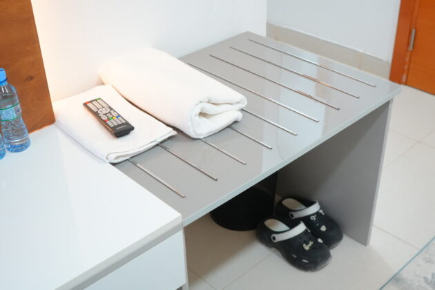 Deluxe Room at Gulf Star Hotel in Hargeisa with A/C, Smart TV, and modern design